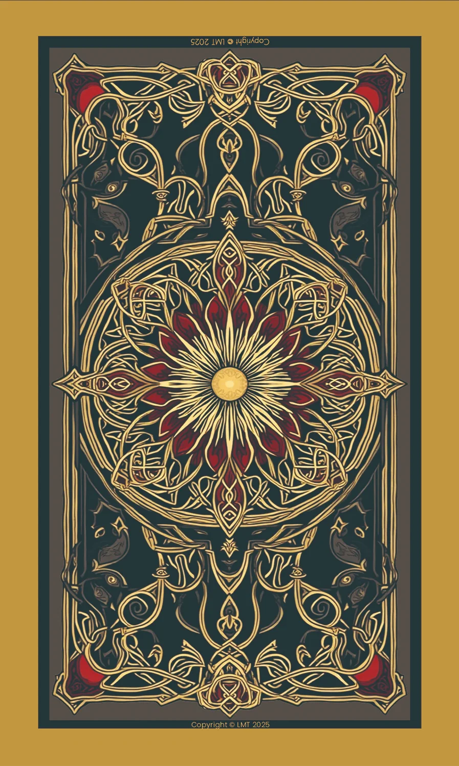 Medieval Arts Tarot Card Back